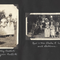 Pg 29 Dorothy and Marjorie Bartlett, Rev. and Mrs. Cutler and children.tiff