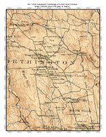 Topographic map of Worthington - 1901