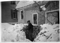 Clearing Snow after a Snowstorm